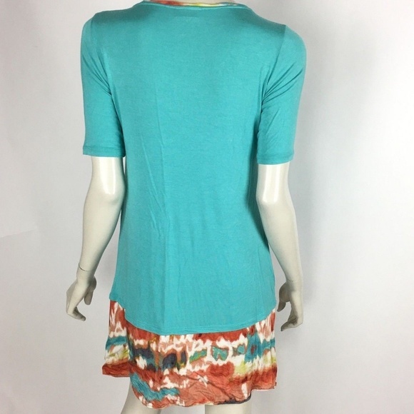 LOGO Lori Goldstein Seaglass Regular Knit Top - Picture 2 of 8